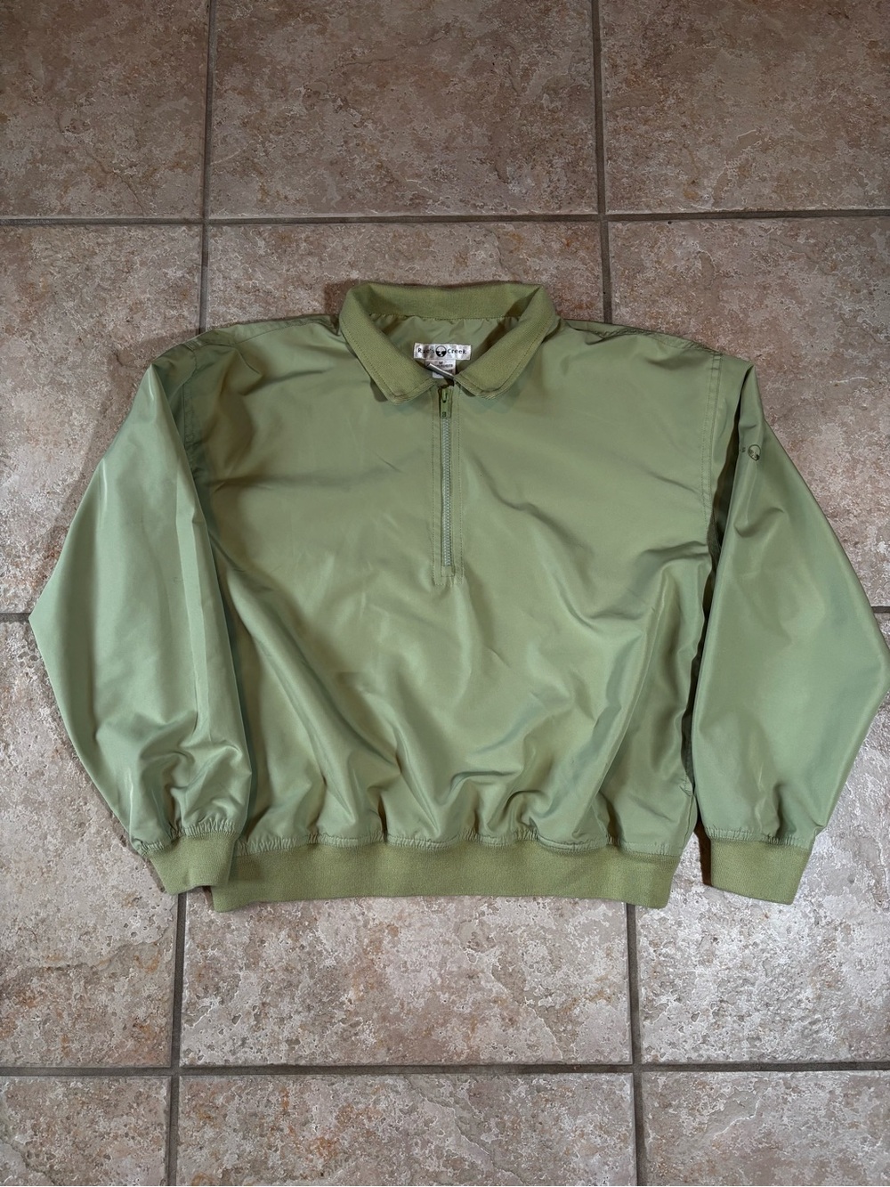 Rae’s Creek Medium Collard Quarter-zip Windbreaker